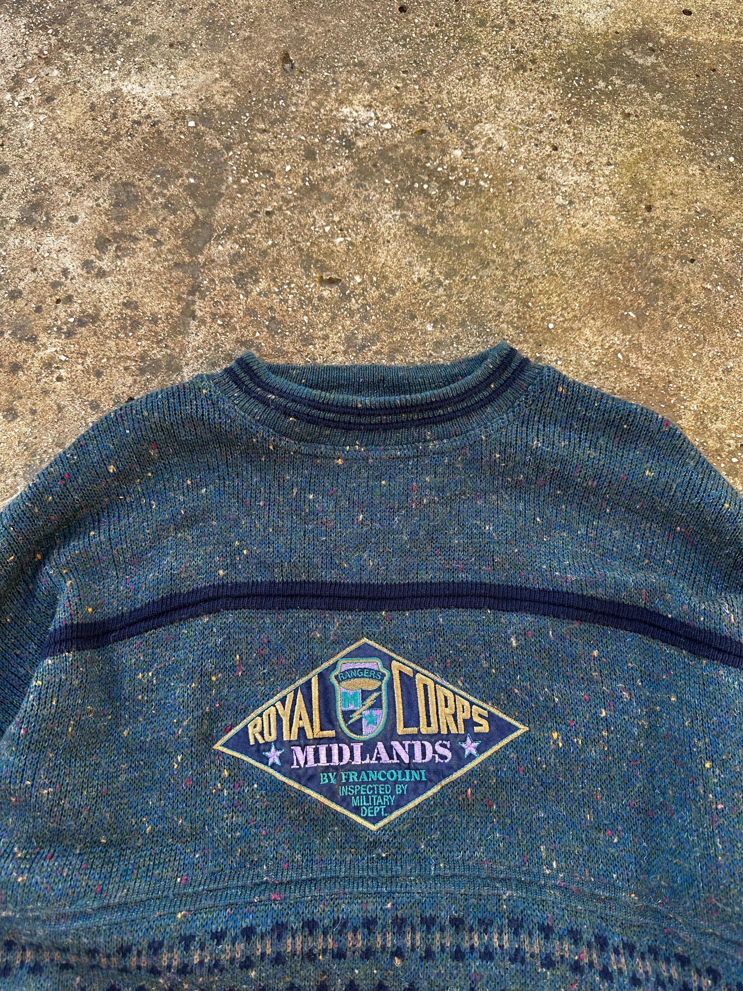Vintage Royal Corps Knit sweater