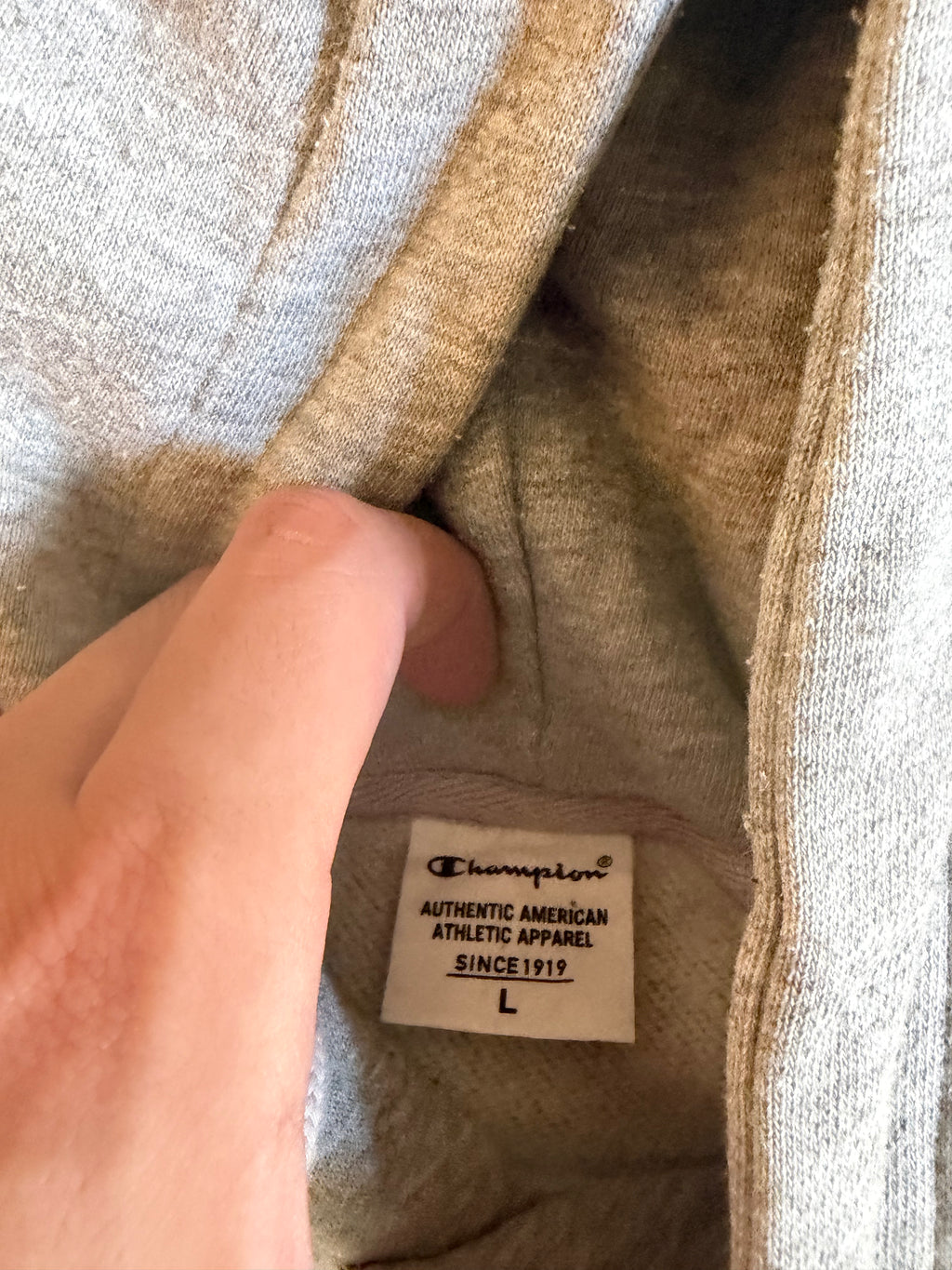 Champion Grey Hoodie