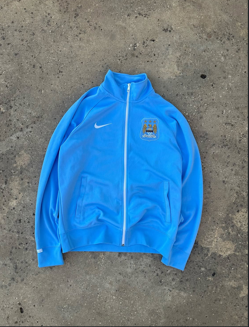 Man City vintage zipup