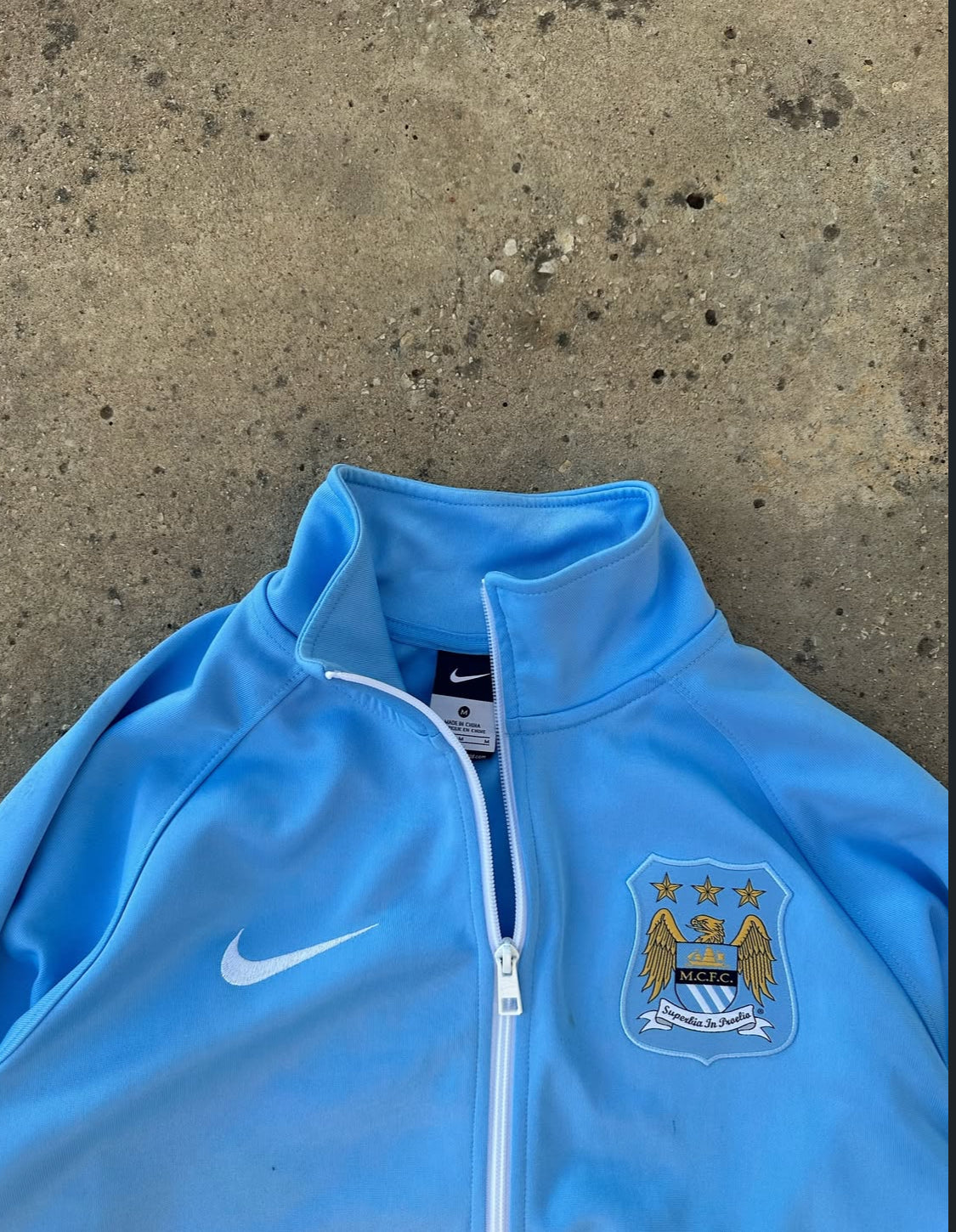 Man City vintage zipup