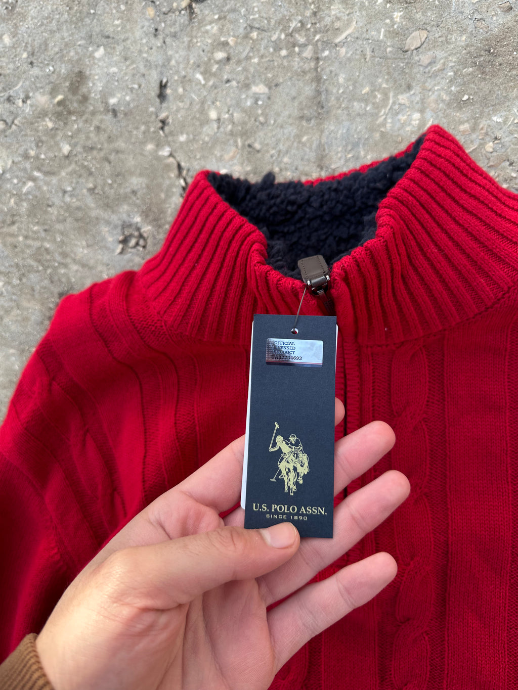 US Polo Association 1/4 zipper
