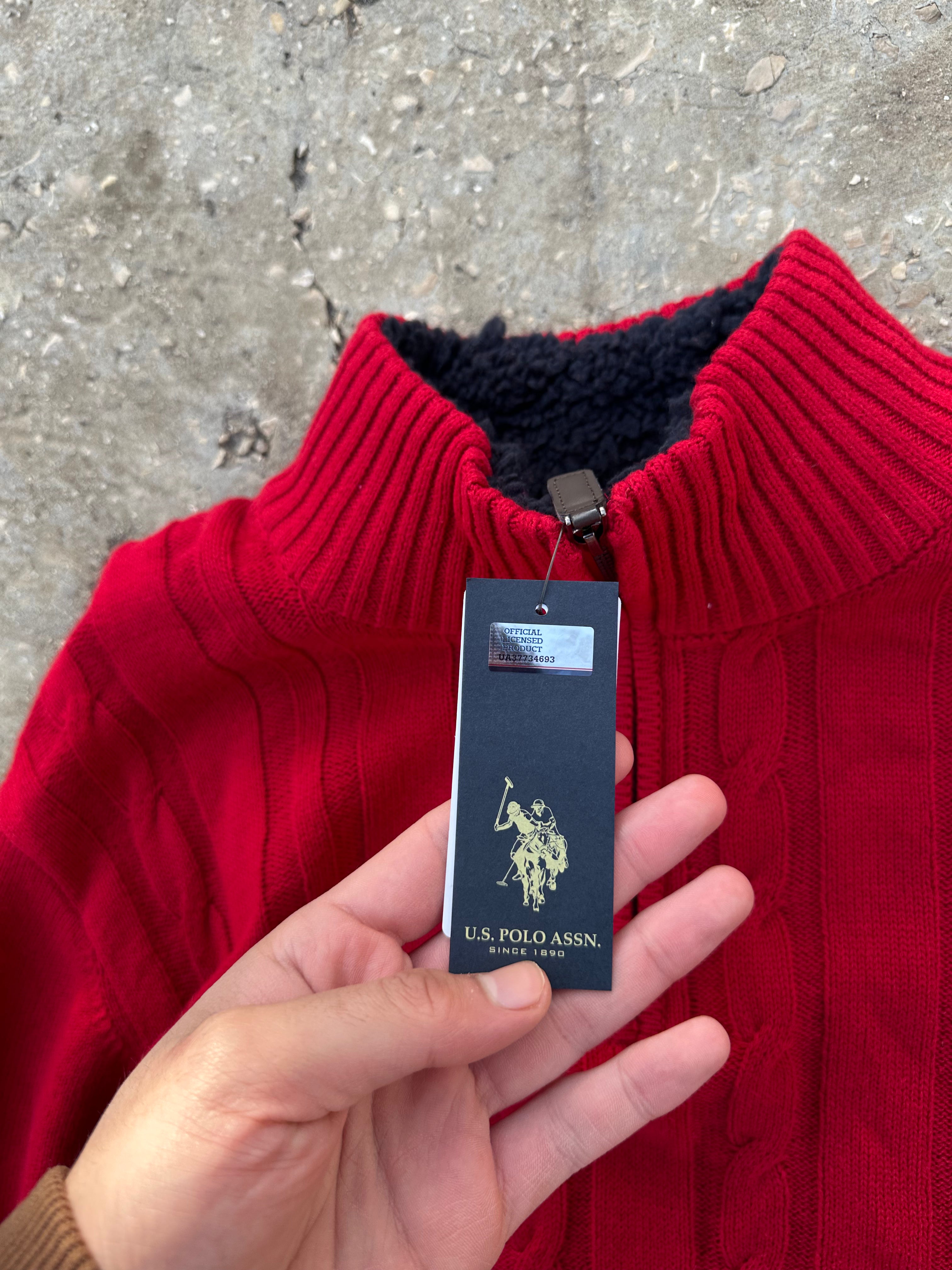 US Polo Association 1/4 zipper