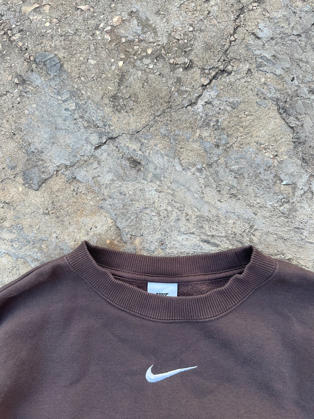 Nike Brown Swoosh Sweatshirt
