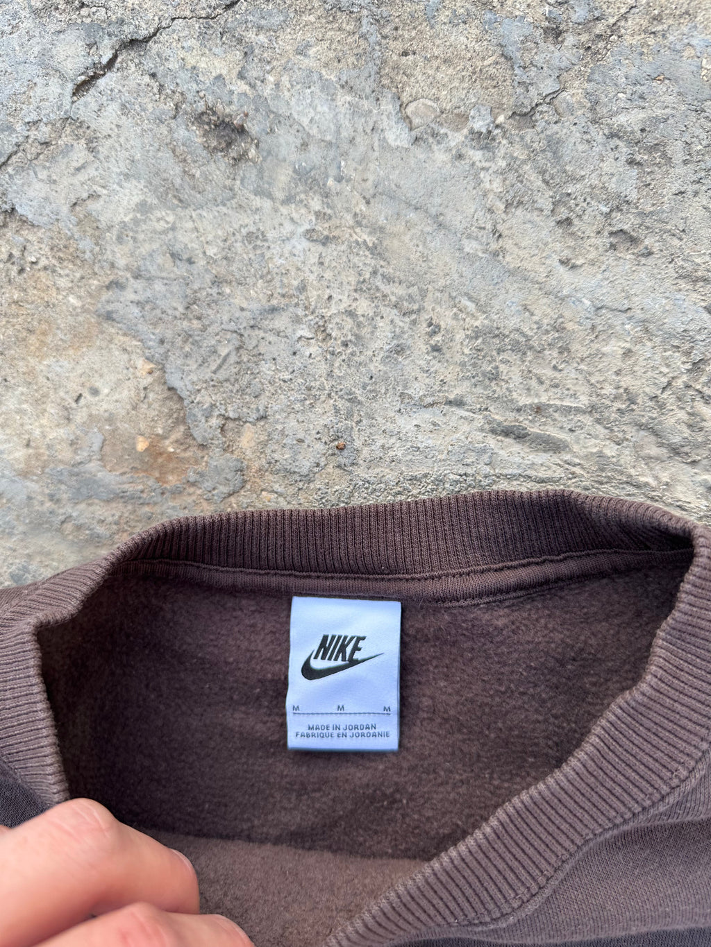 Nike Brown Swoosh Sweatshirt