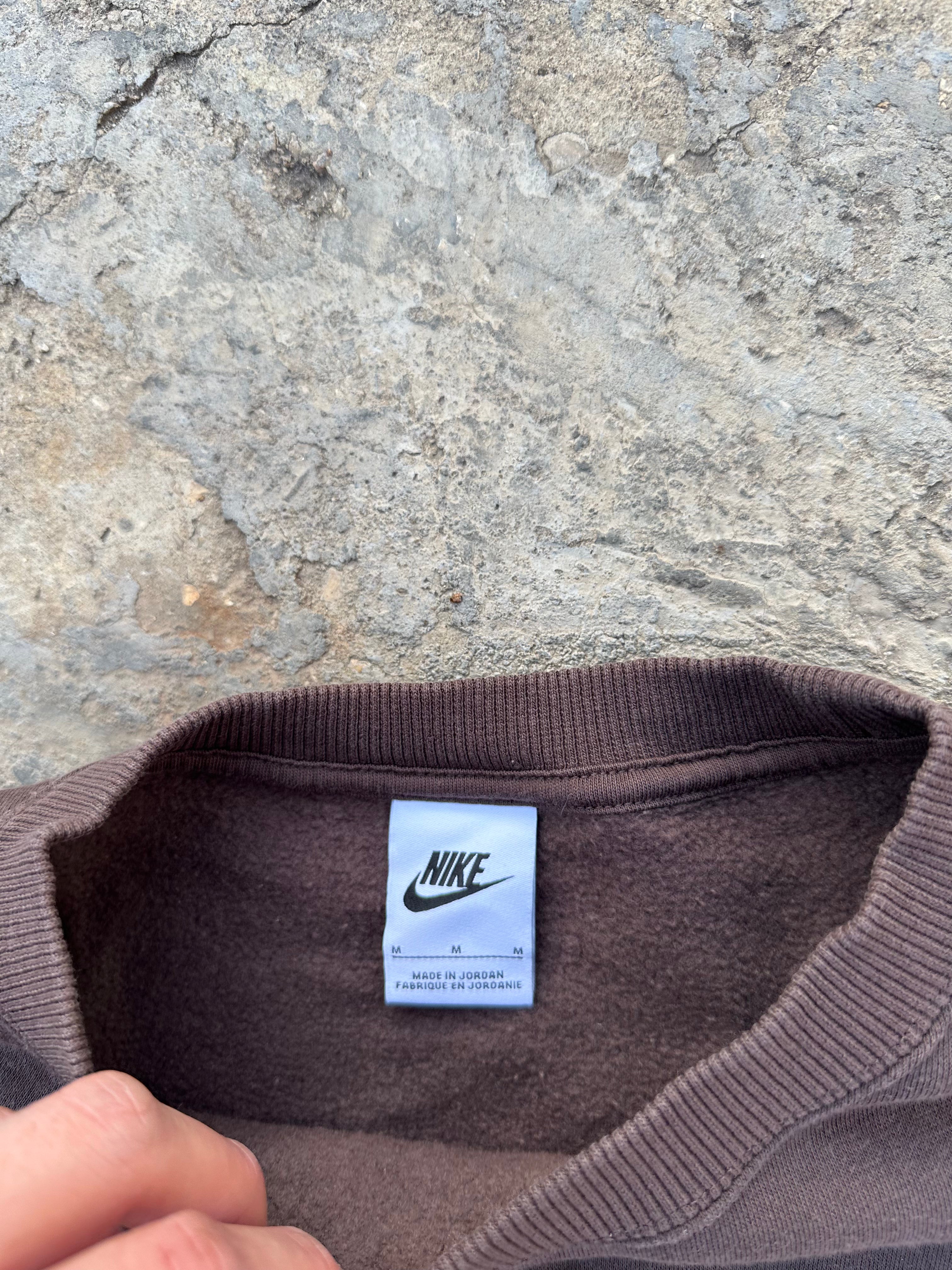 Nike Brown Swoosh Sweatshirt
