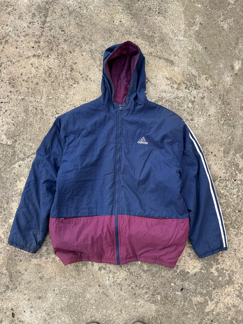 Adidas heavy puffer jacket